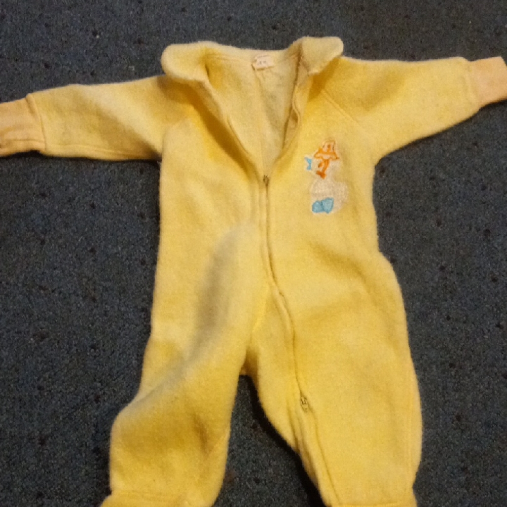 Sears Baby Vintage One Piece Fleece